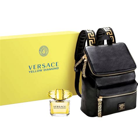 authentic versace versus perfume gift set|Versace gift set with backpack.